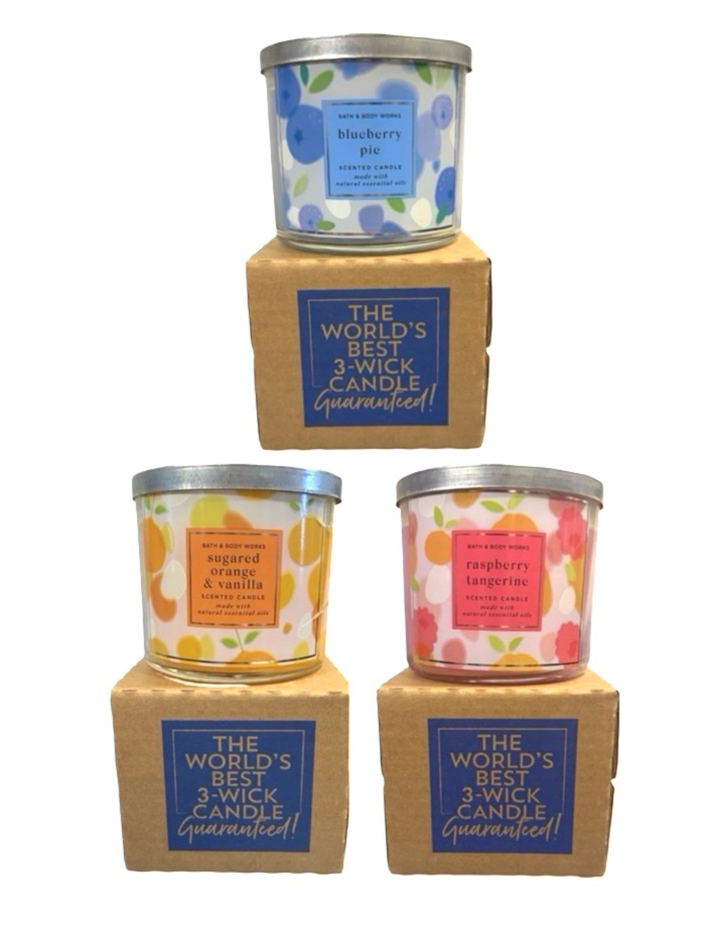 3 Bath and Body Works Candle